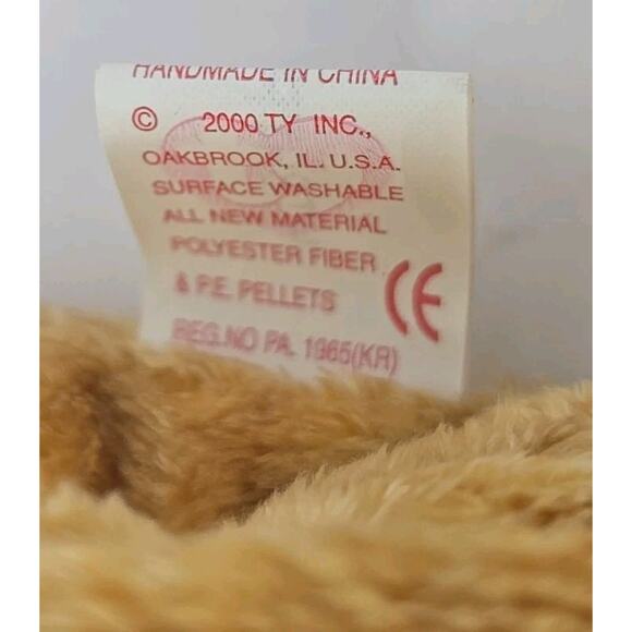 2000 Ty Beanie Baby TY Collectibles "Whiskers" Retired Snaunazur Dog BB22 - Picture 5 of 5